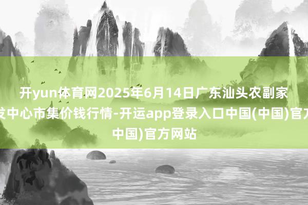 开yun体育网2025年6月14日广东汕头农副家具批发中心市集价钱行情-开运app登录入口中国(中国)官方网站